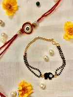 Load image into Gallery viewer, Set of 2 Powerful Evil-Eye Rakhis
